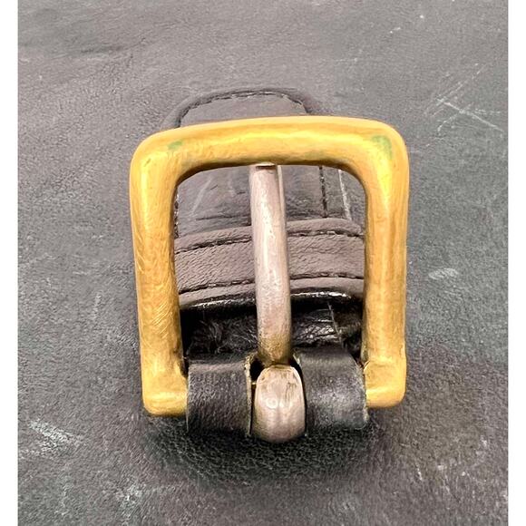 Coach Navy Bonnie Cashin Era Leather Buckled Clutch High, NYC Made - Picture 12 of 16